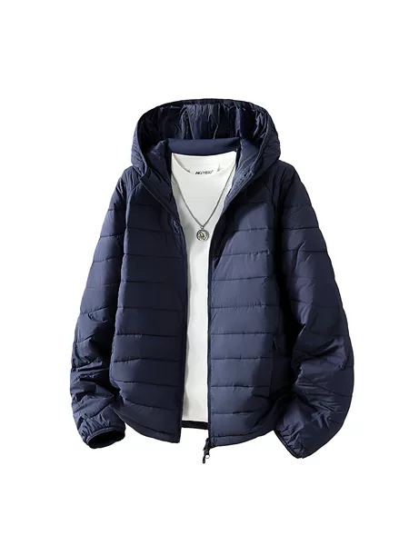 2026 Lightweight Hooded Cotton Jacket for Autumn and Winter Outdoor Warm Coat, Unisex Short Sports Cotton Jacket, Windbreaker
