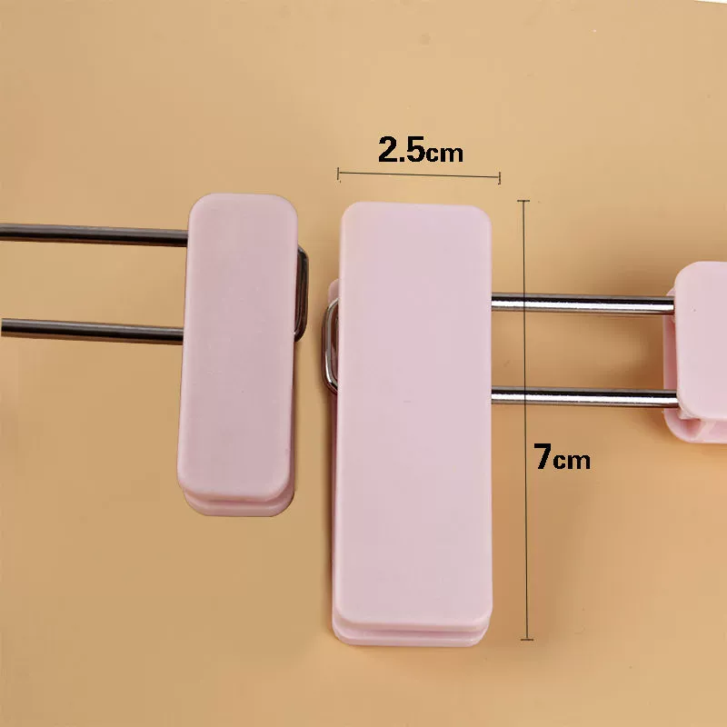 7 см большой зажим утолщенные брюки стойка для брюк клип вешалка бытовые брюки Висячие магазин одежды вешалки для взрослых оптом