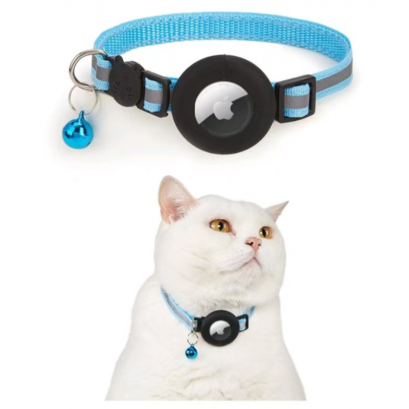 Spot 24h cabello collar de gato anti-pérdida transfronterizo para Apple airtag tracker gato collar joyería silicona
