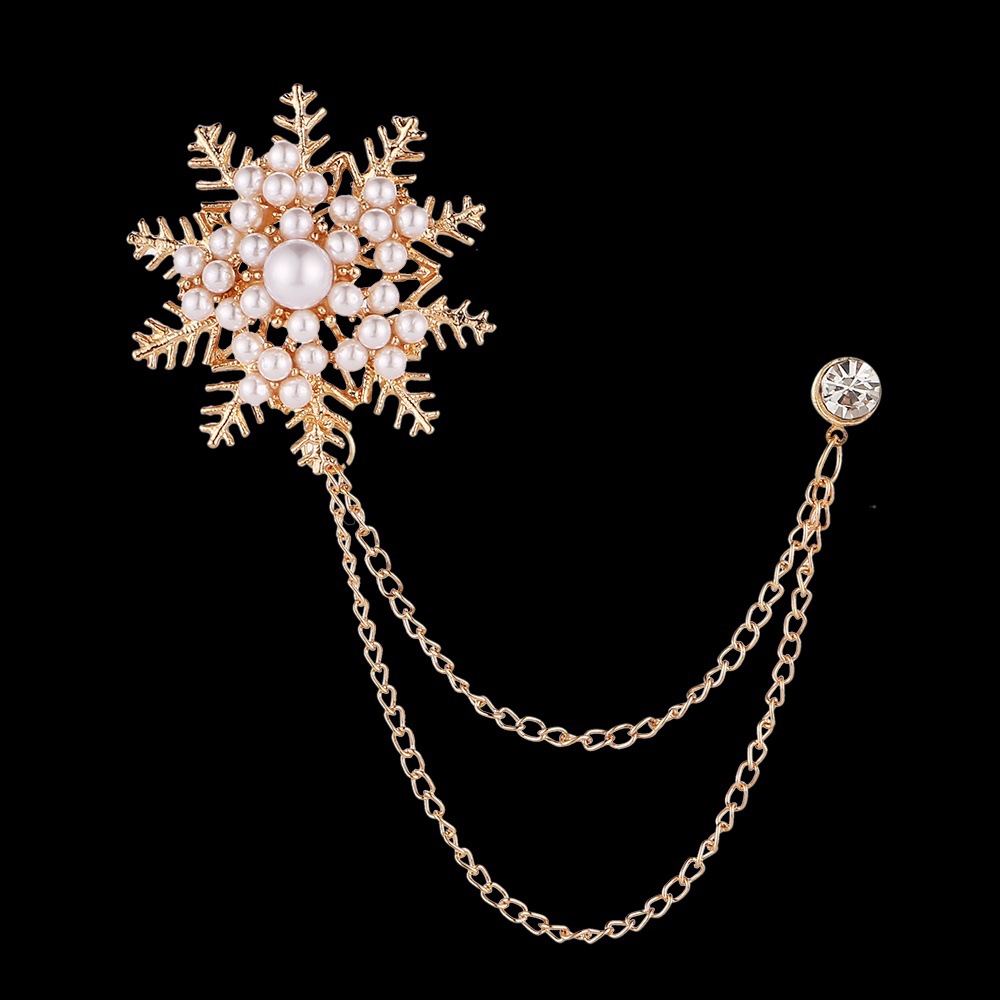 Moda corona alas diamante borla hombres traje broche simple todo partido traje vestido abrigo ramillete accesorios