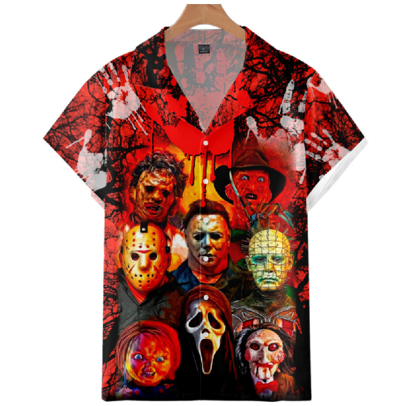 Cuban Collar Shirt Without Pockets Casual Men's Top Loose Shirt C601 Cuban Collar Shirt Without Pockets Casual Men's Top Loose Shirt C601