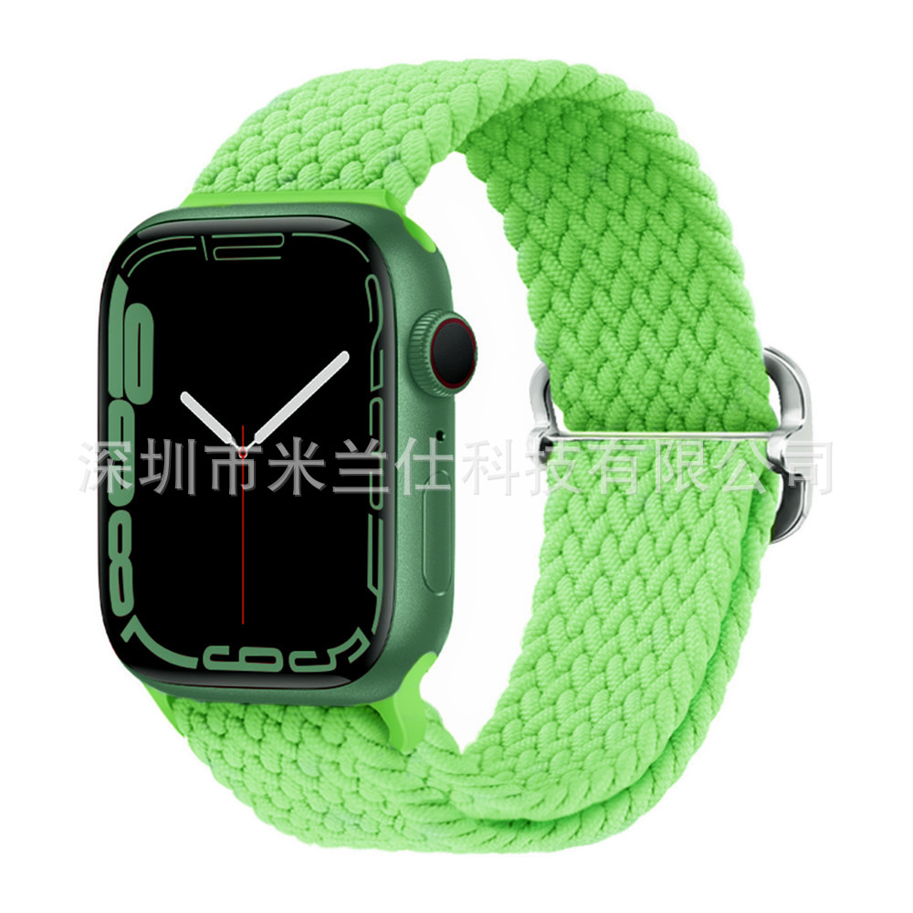 Nylon tejido para Apple iwatch456789 Apple ultra2 hebilla deslizante elástica S9 correa de reloj fabricante