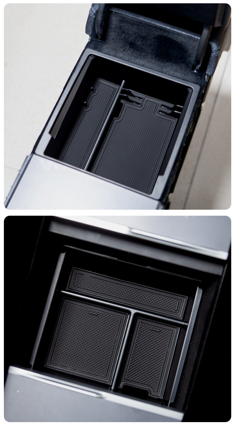 Suitable for Tesla's New Version of Model Y/Standard Central Control Storage Box, New Yl Armrest Box Storage Box