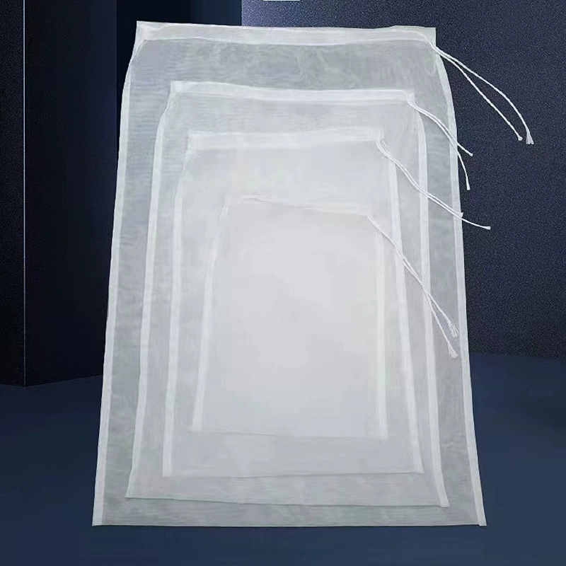 Производитель нейлоновых фильтр-мешков на заказ, промышленные фильтры, мешки для отжима соевого молока, 40 меш, 60 меш, 500 меш