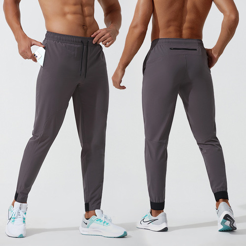 Men's sports trousers spring and autumn thin running fitness training leggings men's casual loose breathable quick-drying trousers