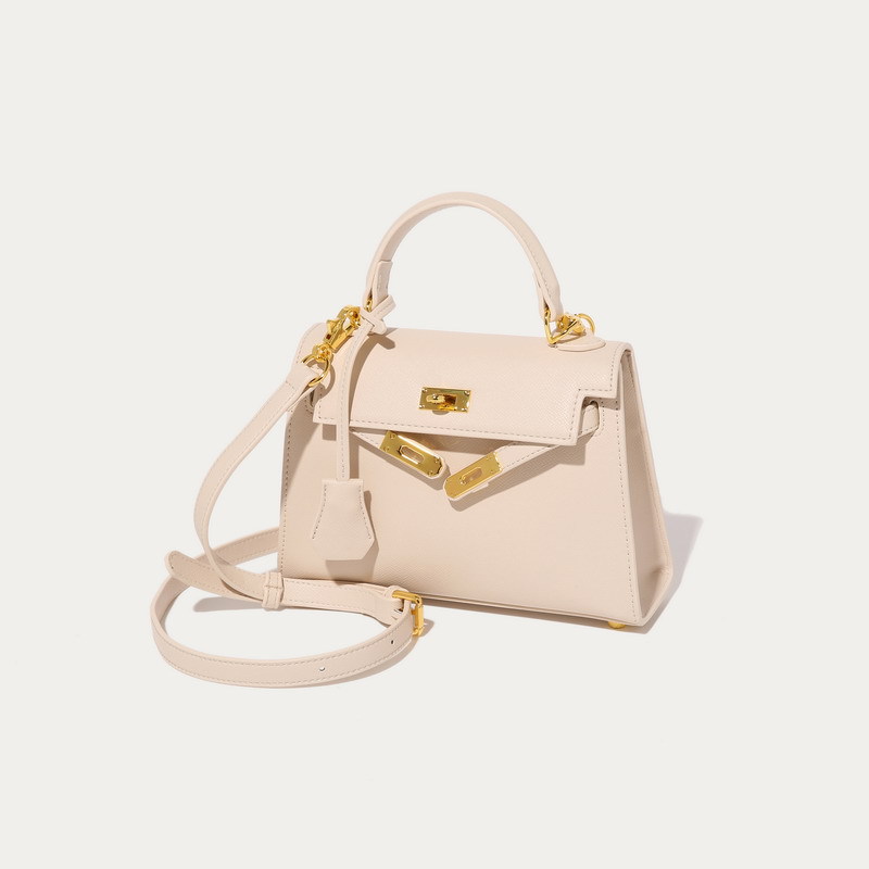 2023 verano alta textura Kelly bolsa mini 22cm segunda generación de alto sentido nicho hombro mensajero bolsa bolso