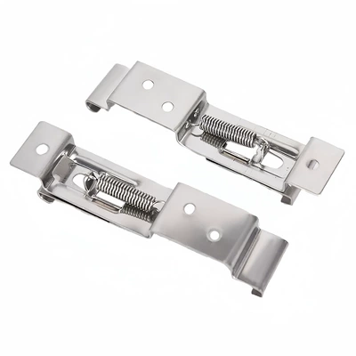 European Standard License Plate Frame Plastic License Plate Holder Simple Fixing Bracket with Screw Fasteners for Cross-Border Use (License plate holder/license plate holder) - stainless-steel-buckle