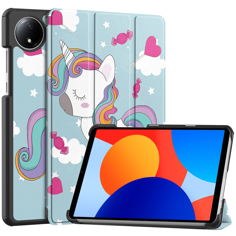 For Xiaomi Red Rice Redmi Pad SE 8.7 Tablet PC Protective Case 8.7 Inch Bracket Leather Case