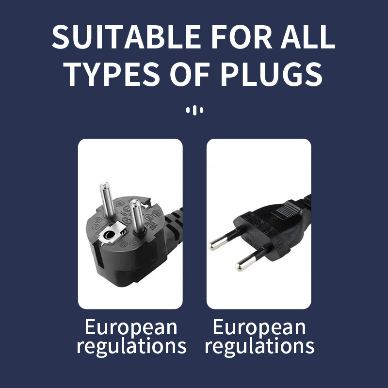 Rusia Enchufe europeo Enchufe inteligente USB transfronterizo Enchufe de oficina en el hogar Enchufe de placa de remolque Fila especial europea