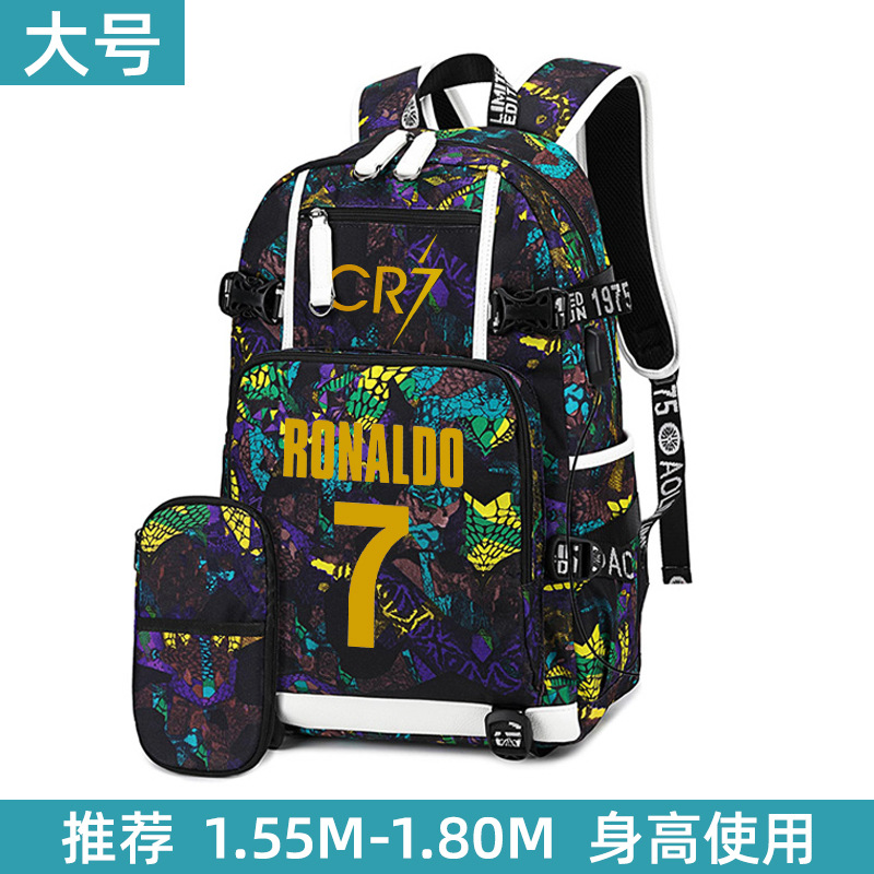 Aa20-라지 옐로우-C 호날두 7호 골드 펜백 세트 (한정판)