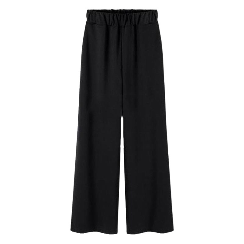 Manufacturer Wholesale Cross-Border Popular Spring and Autumn Plus-Size Straight-Leg Wide-Leg Pants for Middle-Aged and Elderly Mothers, Loose Long Pants