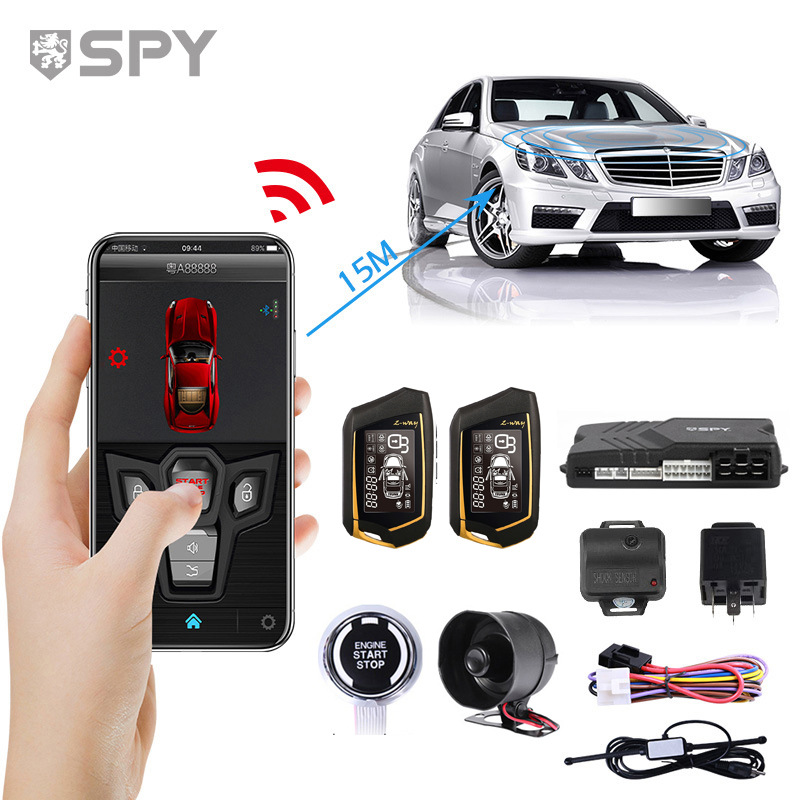 Qìchē – Two-way Car Alarm Car anti-theft device - pke-one-key-start