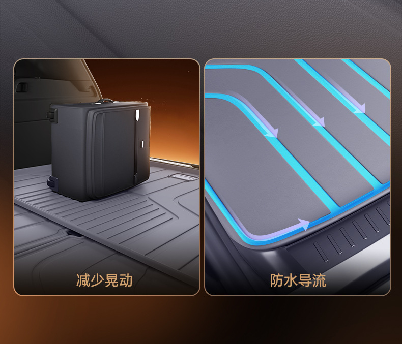 Suitable for Xpeng G7 Trunk Mat Tpe25 New Car Trunk Mat Interior Modification Decorative Accessories Foot Mat Supplies