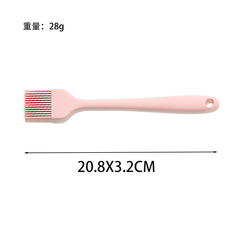 食品级硅胶油刷耐高温不掉毛烧烤刷厨房烘焙调料专用刷油刷子现货