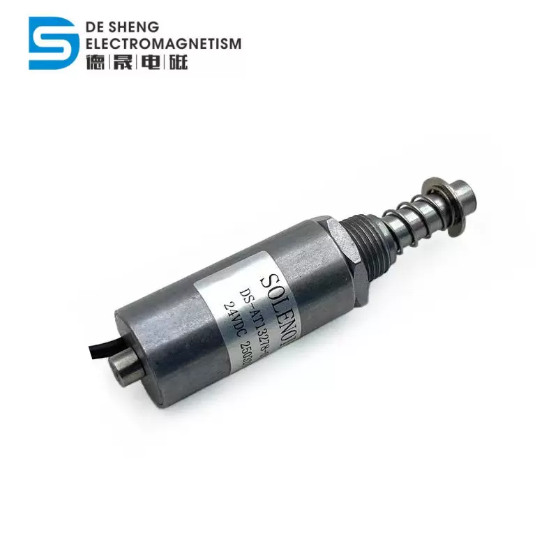 圆管推拉式电磁铁厂家1327直流DC24V电子设备小型圆管电磁铁