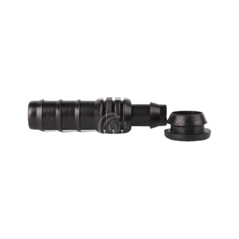 Conector de Tubería PE con Válvula 20PE 17mm Plástico y Goma Perforación Simple para Riego por Goteo image 6