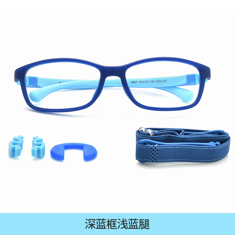 Marco azul oscuro piernas azul claro