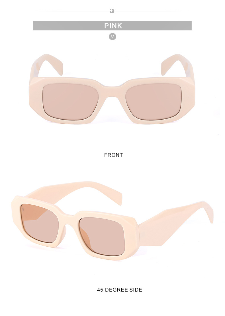 40g Weight UV400 Protection Lens Material Travel, Party Occasion Women'S, Men'S Gender Fashion, Simple Style Style Grey, White, Pink, Green, Blue, Black Color Fashion Simple Style UV400 Protection Women's Sunglasses 10