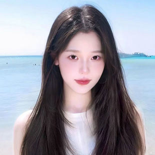 Wig Women's Long Hair One-piece U-shaped Hair Extending Sheet Buckle Long Straight Hair Excretion Quantity No Mark Micro Curly Hair Wig Women