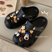 ϸϸ�� Ȥζ�ɰ�DIY����Ь��Ů���⴩ѧ��ins�ٴ��ͷС������Ь