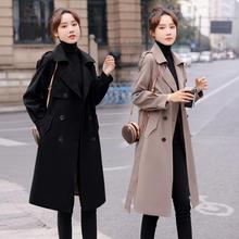 风衣外套女中长款大衣过膝显瘦气质职业收腰今年秋款女装2022年新