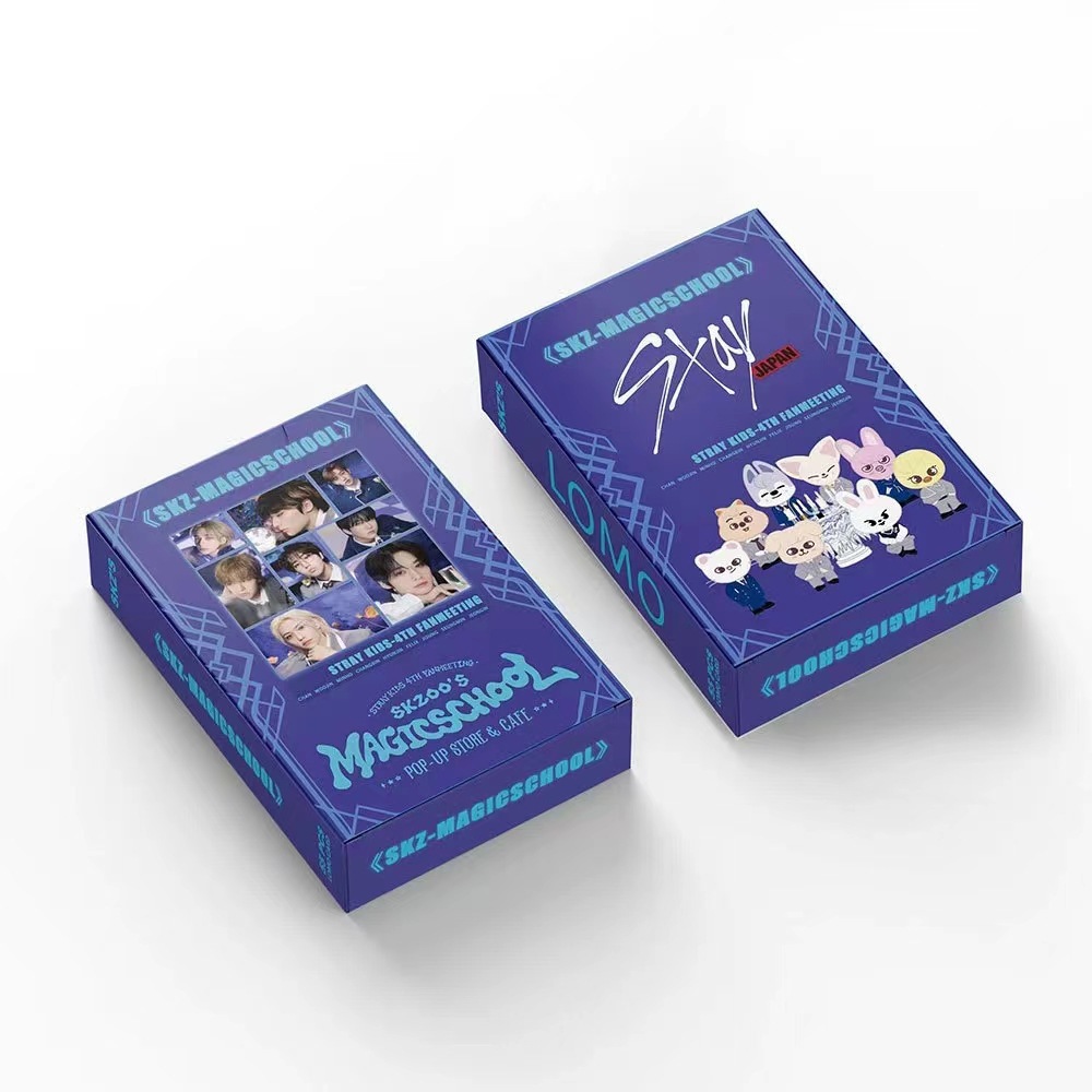 Cadena total de gran cantidad de nuevos productos en stock 55 tarjetas de álbum SKMyBreath KPOP estrella alrededor de la tarjeta de colección LOMO