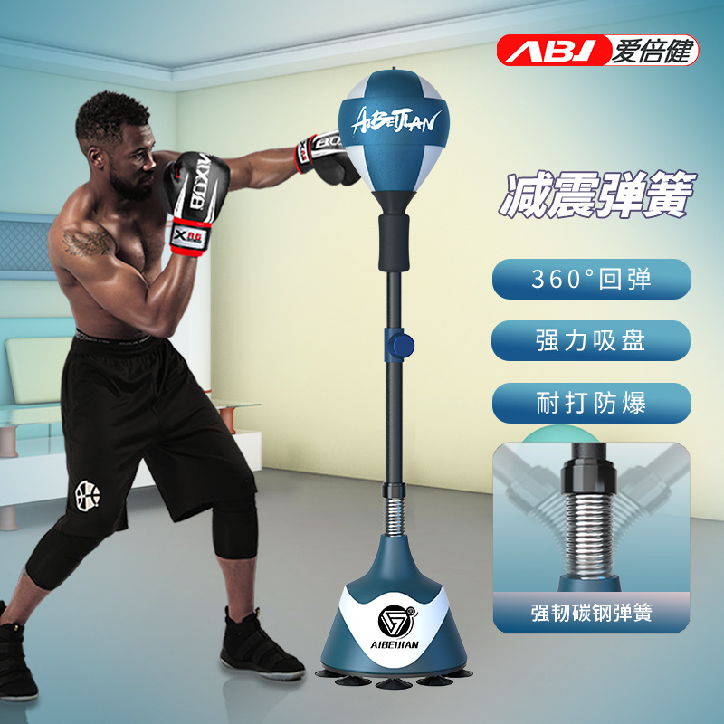 Bola de velocidad de boxeo personalizada hogar Adultos y niños golpean de pie rebote bola de esquivar ventilación bola de reacción de boxeo