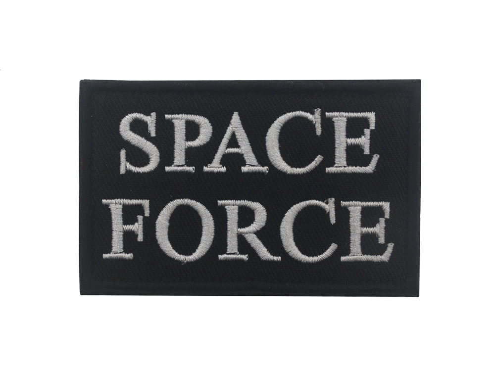 Travel space patch with velcro, badge, with embroidery, dress up
