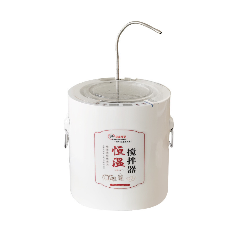 Mezclador de temperatura constante de suspensión magnética con visualización digital y temperatura constante ajustable de accionamiento magnético mezclador de calentamiento para mezcla de polvo de dilución de excremento de cerdo