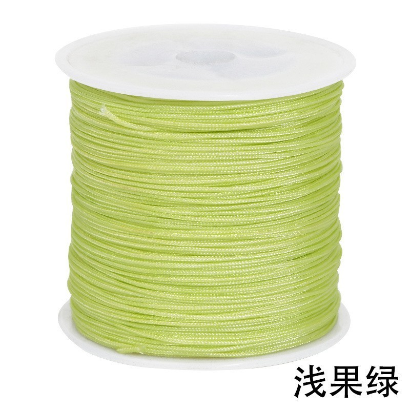 工場直販 No.72 翡翠ライン 0.8mm DIY 手織りロープ 転送ビーズ リングライン ブレスレット ビーズロープ|undefined