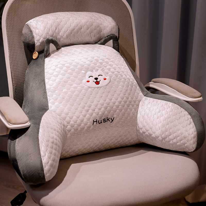 LlOffice backrest waist cushion workstation seat sedentary pregnant women pillow lumbar pillow office chair lumbar cushion lumbar support 4