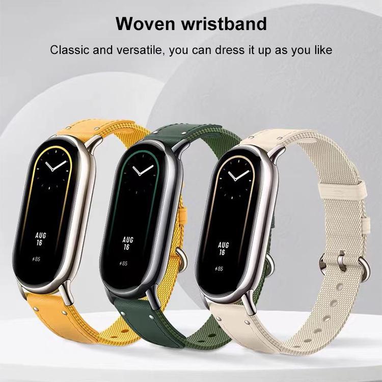 Correa de trenzado de nylon xDfind para pulseras Xiaomi 10 / 9 / 8