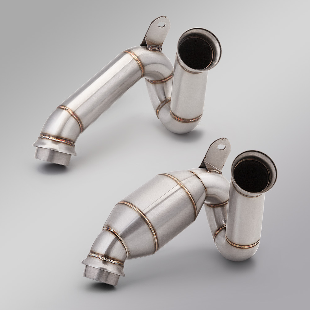 Duke790 Exhaust Pipe Modification to Remove Drum with Drum Middle Section Chunfeng 800Mt 790Adv 890R Non-Destructive Installation