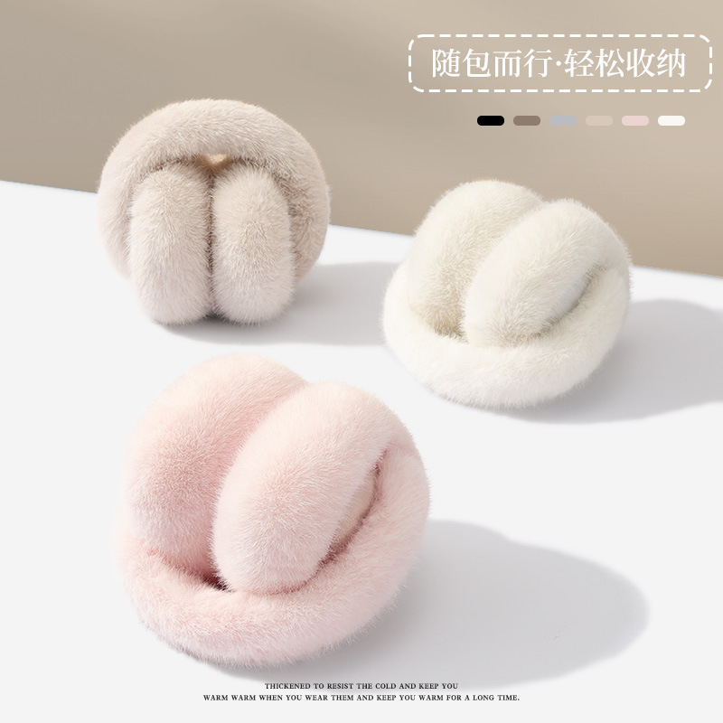 Reggie Outdoor Winter Warm Ear Cover with Fleece Lining, Thick Ear Protection, Windproof Ear Cover, Removable and Washable, Foldable Ear Cover