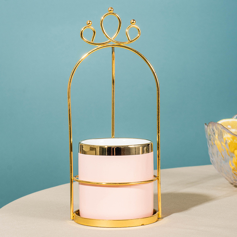 Nórdico luz lujo fruta tenedor cuchara cerámica tarro de almacenamiento traje creativo Luna pastel cuchillo tenedor cuchara de acero inoxidable fruta tenedor hogar