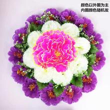 清明节扫墓花墓前花祭奠祭祀用品花圈死人的上坟花菊花束摆放