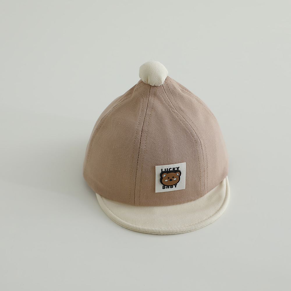 12-30 Sombreros para bebés de primavera y otoño delgados ajustables gorra gorra gor