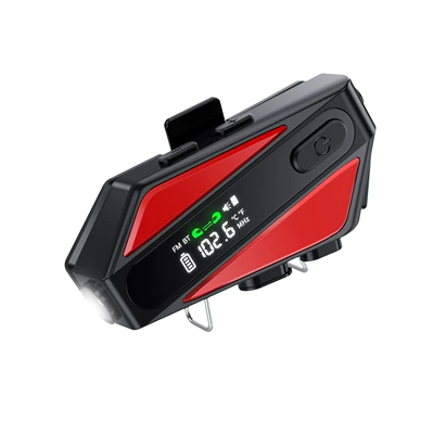 Motorcycle Helmet Headset, Cross-border E-commerce New Bluetooth - c6-red-soft-mark