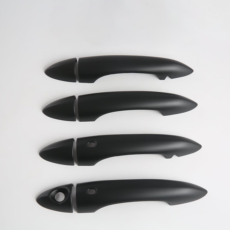 Suitable for Alfa Romeo Door Handle Exterior Car Decoration Accessories in Glossy Black Electroplating