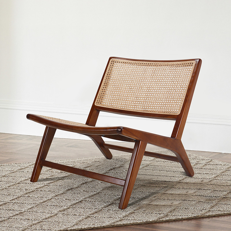 Meet Nordic Homestay ins Sofa Chair Leisure Chair Modern Simple Rattan Chair Balcony Single Rattan Woven Solid Wood Chair Meet Nordic Homestay ins Sofa Chair Leisure Chair Modern Simple Rattan Chair Balcony Single Rattan Woven Solid Wood Chair