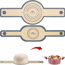 带双耳空气炸锅烤垫空气炸锅面团转移垫烤箱垫长柄不沾欧包垫