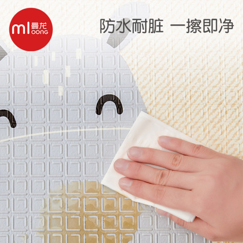 Recommended Manlong foldable baby crawling mat for children's bedroom, foam XPE crawling mat for infants, thick pad