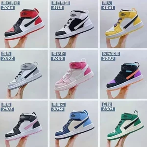 Air Jordan 1, спортивные баскетбольные беговые кроссовки для отдыха на липучке