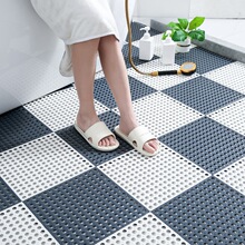 加厚防滑浴室镂空拼接脚垫家用耐磨淋浴房厕所门垫可裁剪自由拼接