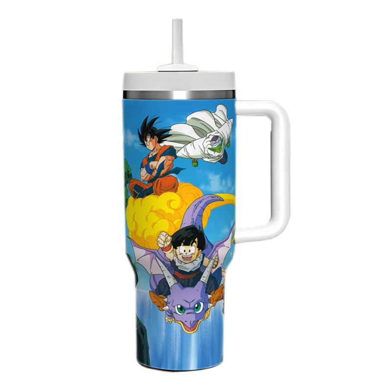 クロスボーダー Amazon 40oz ドラゴンボール ドラゴンパール カーカップ ステンレス製 アイスバーカップ タンブラー|undefined