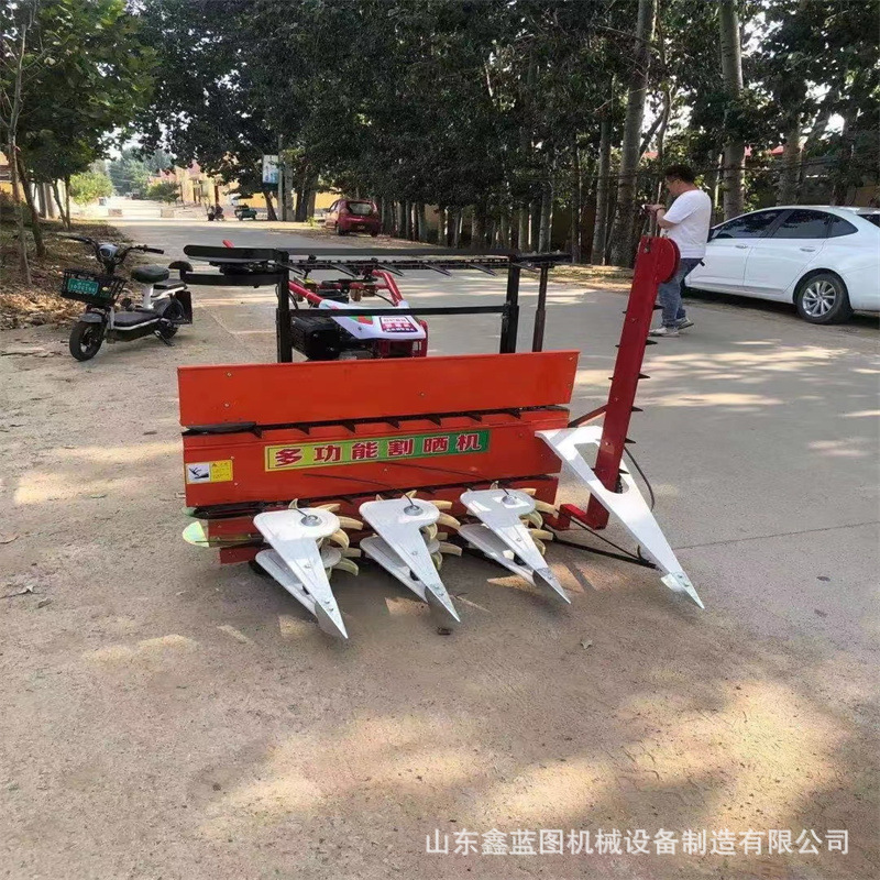 多功能自走式手扶小型青储收割机油菜苜蓿杂草收割谷子牧草割晒机