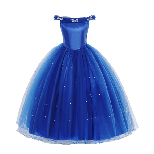 Halloween children's Cinderella costume summer dress for girls Cinderella princess dress Halloween performance costume