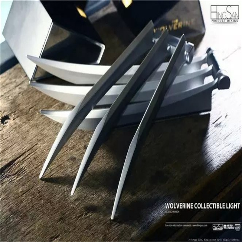 X-MEN WOLF UNCLE 1:1 울버린 클로 터치 빛나는 교수형 배경 벽 장식 코스프레 소품
