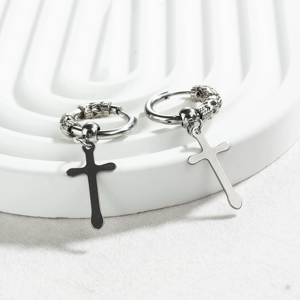 宝莎莉娜 Creative earrings stainless steel, Korean style, simple and elegant design