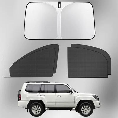 Car curtains Sunshade Curtain, Sun Protection and - hot-sellersuvmpvcommercial-vehicle-full-set-of-4-pieces-thickened-titanium-silver-windshield-please-specify-vehicle-model-year